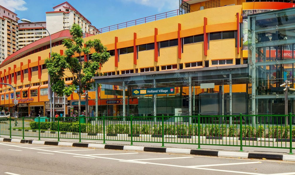 Holland Road Shopping Centre along Holland Road